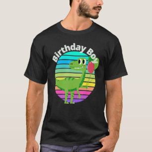 T-shirt Dinosaur Anniversaire Garçon Dino Anniversaires de