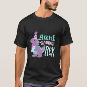 T-shirt Dinosaur Anniversaire Tante Saurus T Rex Famille M