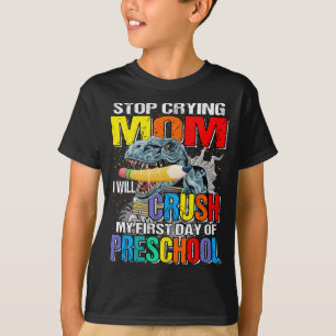 T-shirt Dinosaur Camion Monster préscolaire