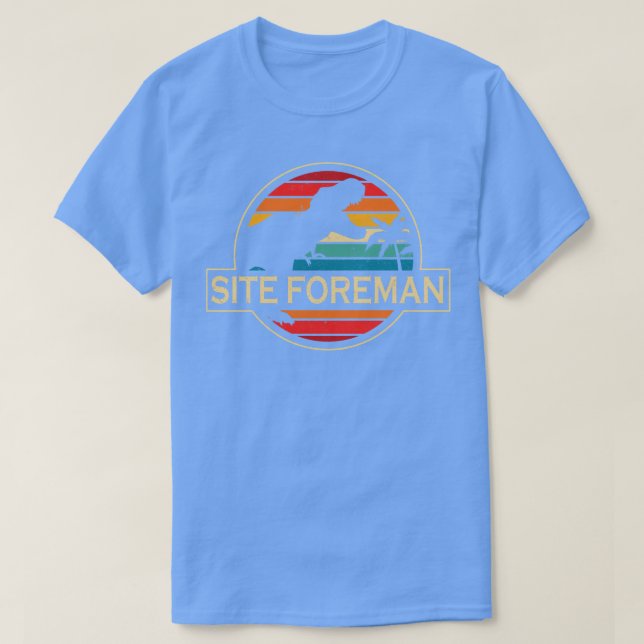 T-shirt Dinosaur, contremaître du site (Design devant)