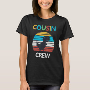 T-shirt Dinosaur Cousin Crew Toddler Girls Boys Squad Fam