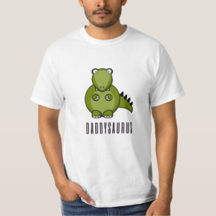 T-shirt Dinosaur Daddysaurus Daddy Fête des pères Famille