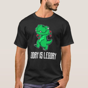 T-shirt Dinosaur Dino Leg Entraînement Fitness Exercice Mu