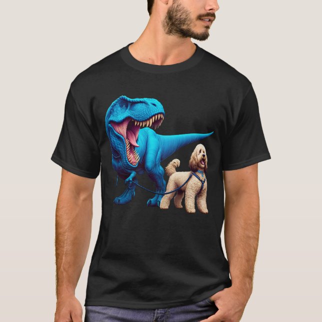 T-shirt Dinosaur Dinosaur Cockapoo Amoureux des chiens de  (Devant)
