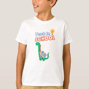 T-shirt Dinosaur drôle retour à l'école avec des enfants s