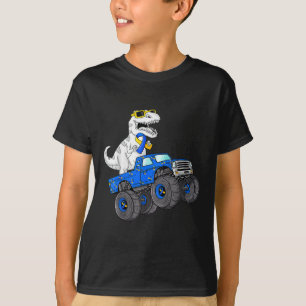 T-shirt Dinosaur équitation Camion World Down Syndrome Jou
