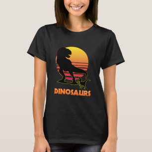 T-shirt Dinosaur Été pour les enfants adultes Dino d'été 