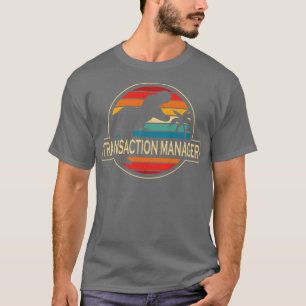 T-shirt Dinosaur Gestionnaire de transactions