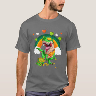 T-shirt Dinosaur Joyeux St Pat Trex Jour Dino St patrick D