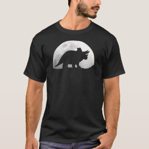 T-shirt Dinosaur Lune Tricératops Dino Paléontologie