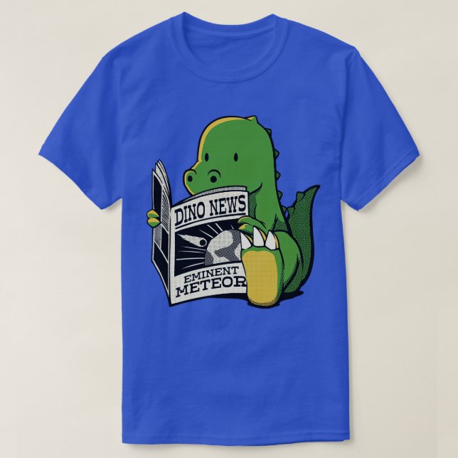 T-shirt Dinosaur Meteor News par Tobe Fonseca (Design devant)