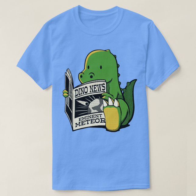 T-shirt Dinosaur Meteor News par Tobe Fonseca (Design devant)