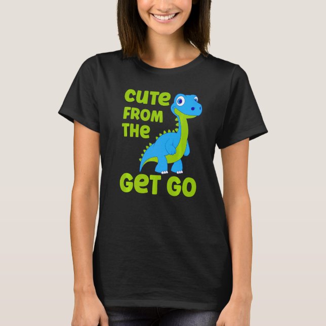T-shirt Dinosaur mignon De Get Go Little Boys (Devant)