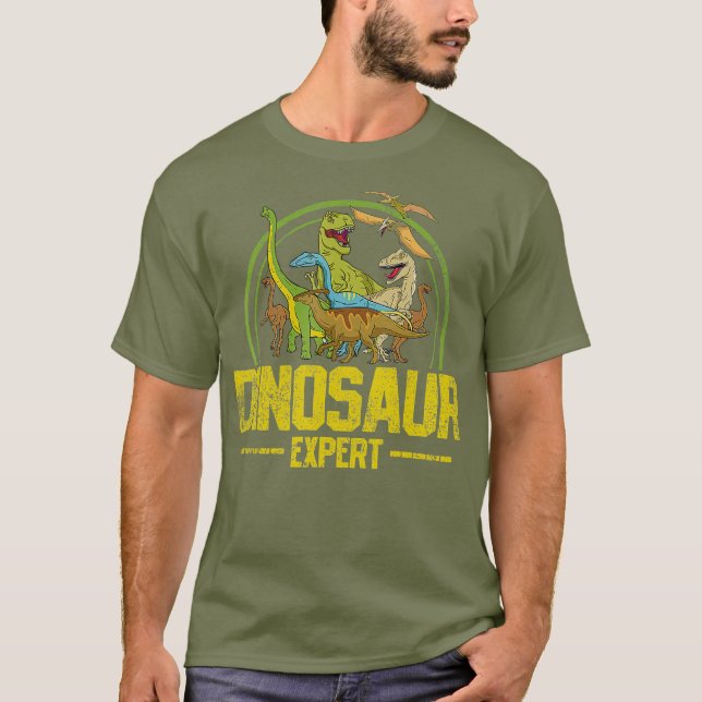 T-shirt Dinosaur Paléontologue Vintage (Devant)