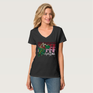T-shirt Dinosaur portant Noël au Père Noël