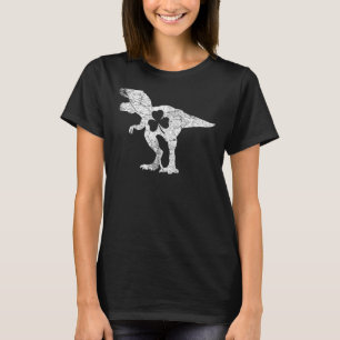 T-shirt Dinosaur Rex Jour de la Saint Patrick Adultes Sham