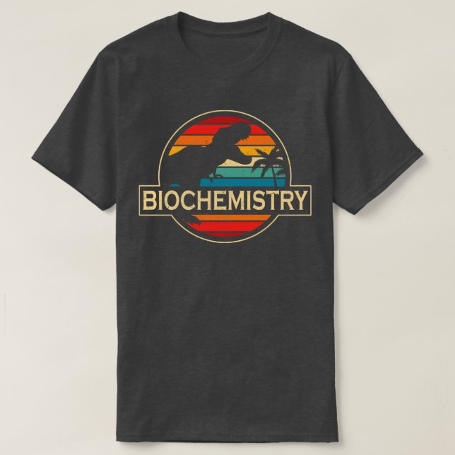 T-shirt Dinosaur, scientifique en bioinformatique (Design devant)
