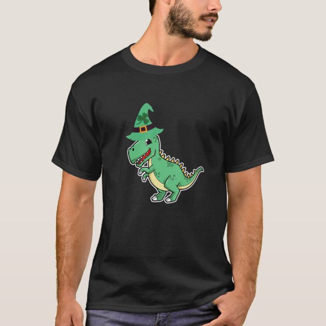 T-shirt Dinosaur St Patricks Day Boys Kids Toddler Irish T (Devant)
