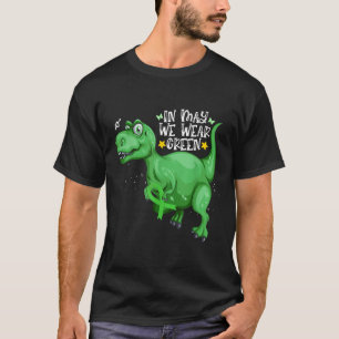 T-shirt Dinosaur T-rex En Mai Nous Portons Une Santé Menta