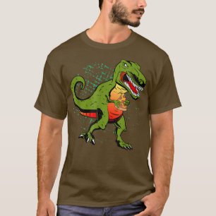 T-shirt Dinosaur Tre Pizza Graphic Pizza Lover Italien Foo