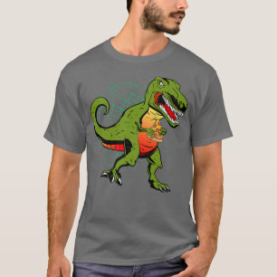 T-shirt Dinosaur Tre Pizza Graphic Pizza Lover Italien Foo