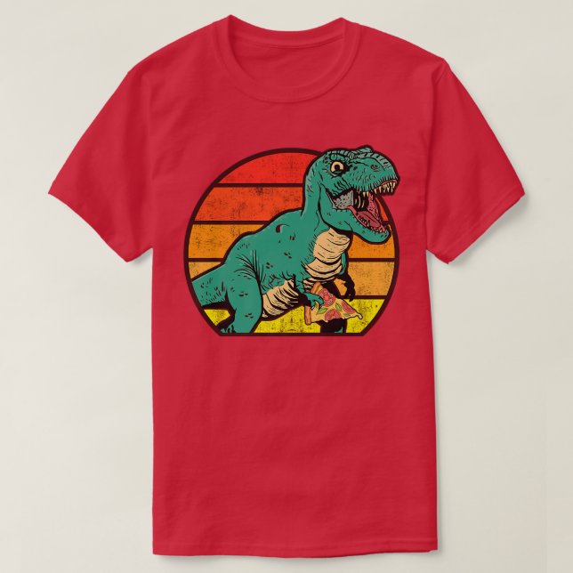 T-shirt Dinosaur Tre Pizza Graphic Pizza Lover Italien Foo (Design devant)