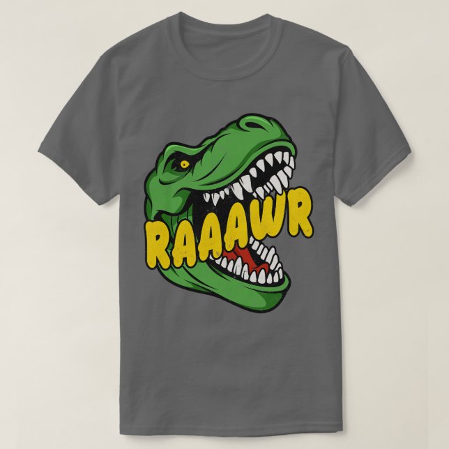 T-shirt Dinosaur TRex raaawr (Design devant)