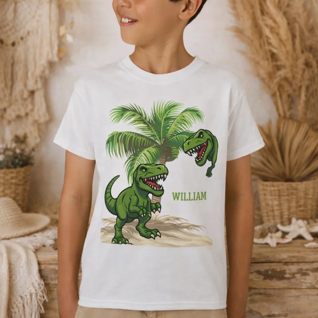 T-shirt Dinosaur Tyrannosaurus Forêt Rex (Créateur téléchargé)