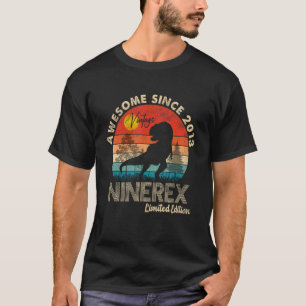 T-shirt Dinosaure 9 ans stupéfiant depuis 2013 9e annivers