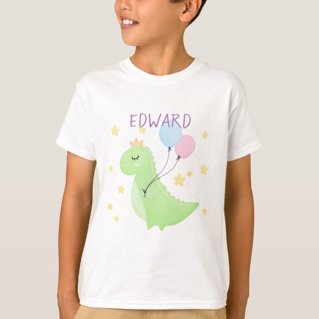 T-shirt Dinosaure à ballons (Devant)