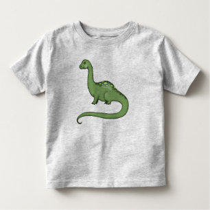 T-shirt Dinosaure à col long mou pour enfants