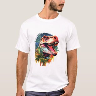 T-shirt Dinosaure Animal World Wild Créature Beauté Mystiq