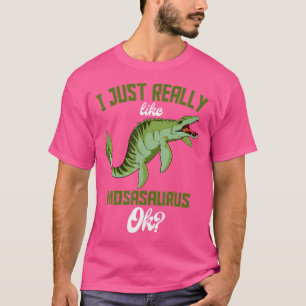 T-shirt Dinosaure aquatique préhistorique de Mosasaurus Pa