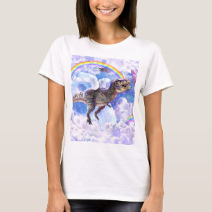T-shirt dinosaure arc-en-ciel unicorne dinocorne