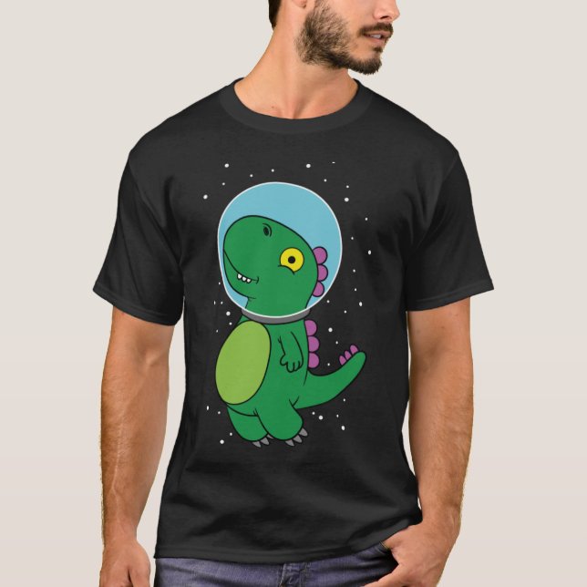 T-shirt Dinosaure astronaute cadeau pour enfants pour les  (Devant)