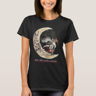 T-shirt dinosaure cancer du cou de tête
