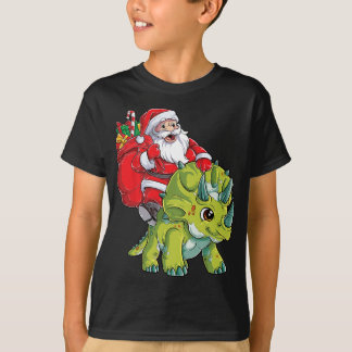 T-shirt Dinosaure Christmas Boys X