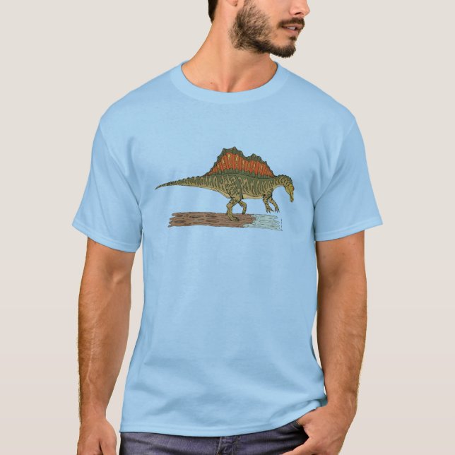 T-shirt Dinosaure Crétacé Spinosaurus (Devant)