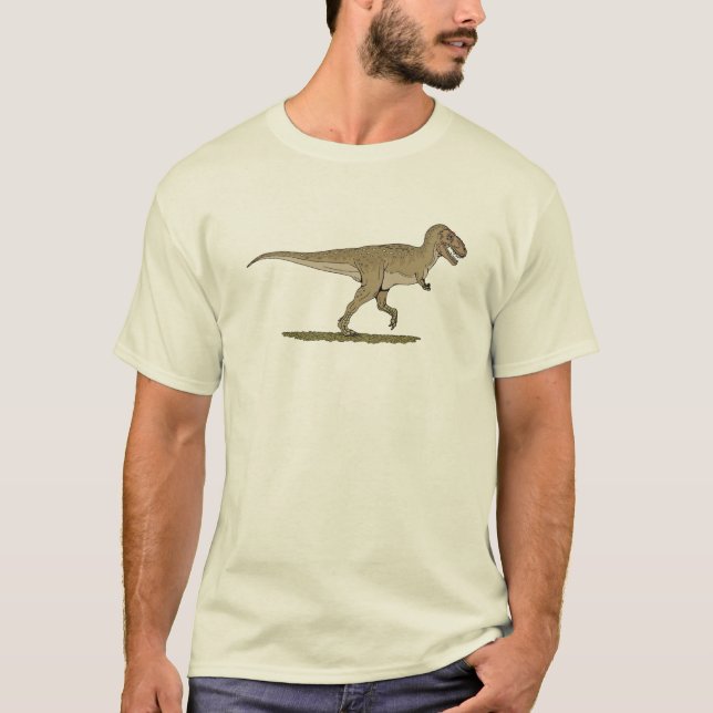 T-shirt Dinosaure crétacé Tyrannosaurus rex (Devant)