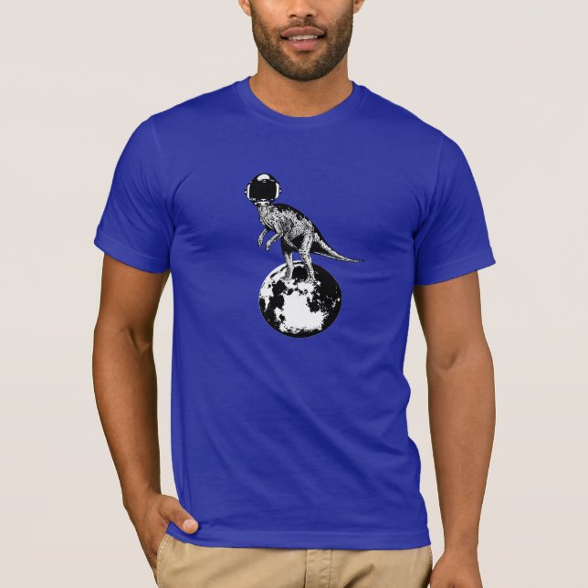 T-shirt dinosaure d'astronaute de Dino (Devant)