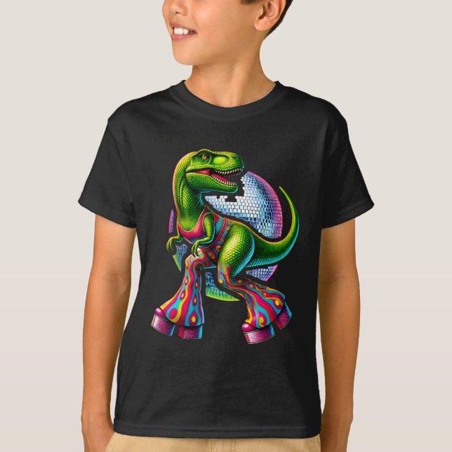 T-shirt Dinosaure de danse drôle  (Devant)