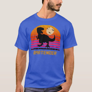 T-shirt Dinosaure de dinosaure barman cadeau pour lui cade