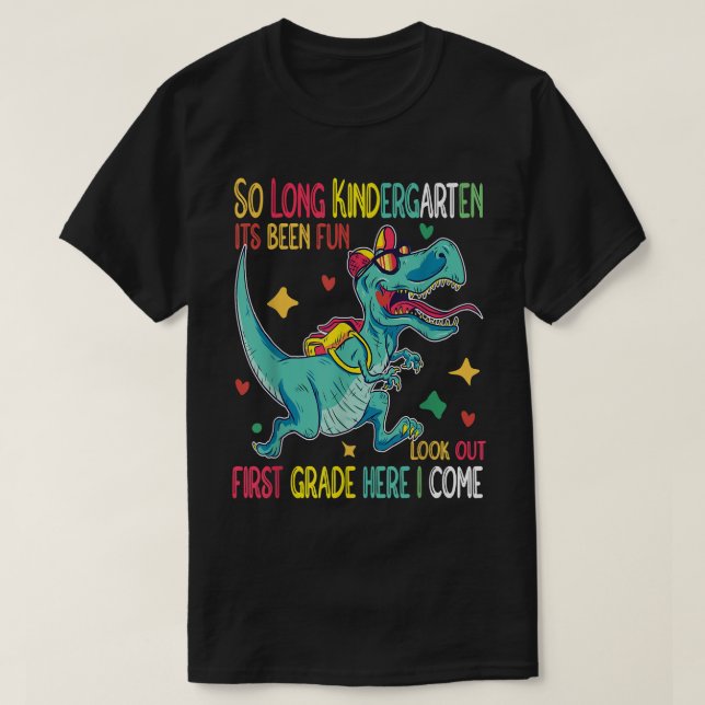 T-shirt Dinosaure De Graduation Pour Garçons  (Design devant)