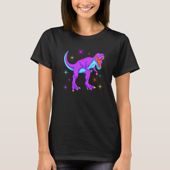T-shirt Dinosaure de la fête des lumières (Devant)