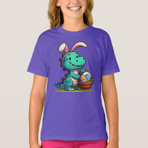 T-shirt Dinosaure de lapin de Pâques