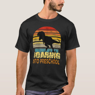 T-shirt Dinosaure De L'École Primaire Rôtir À L'École Prem