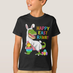 T-shirt Dinosaure de Pâques Drôle Joyeux Eastrawr T Rex Pâ