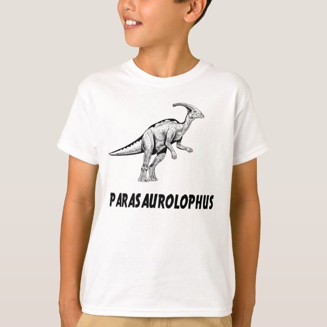T-shirt Dinosaure de Parasaurolophus (Devant)