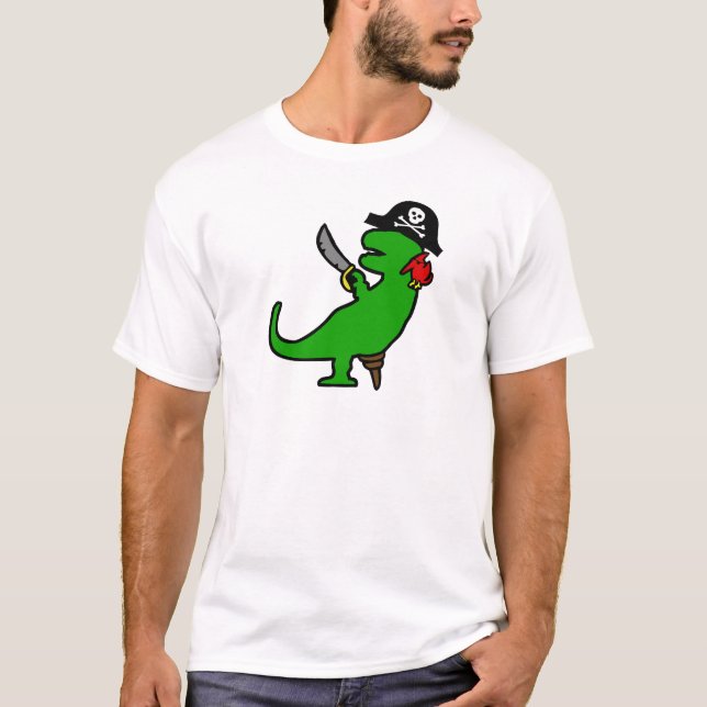 T-shirt Dinosaure de pirate (Devant)