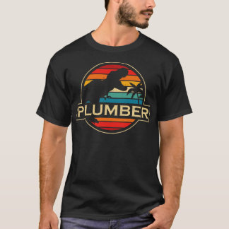 T-shirt Dinosaure de plomberie